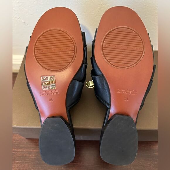 Chie Mihara volante tiered ruffle leather slip-on sandal size EU 36 or US 6 - Picture 8 of 11
